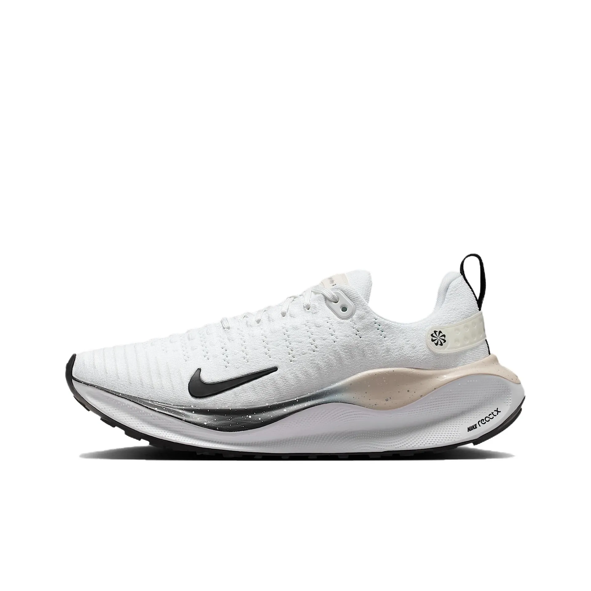 Nike React Infinity Run 4 White Platinum Tint Light Smoke Grey Black Women's