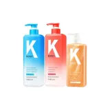 비듬 샴푸 750ml + 스무딩 샴푸 750ml + 샤워 젤 500ml