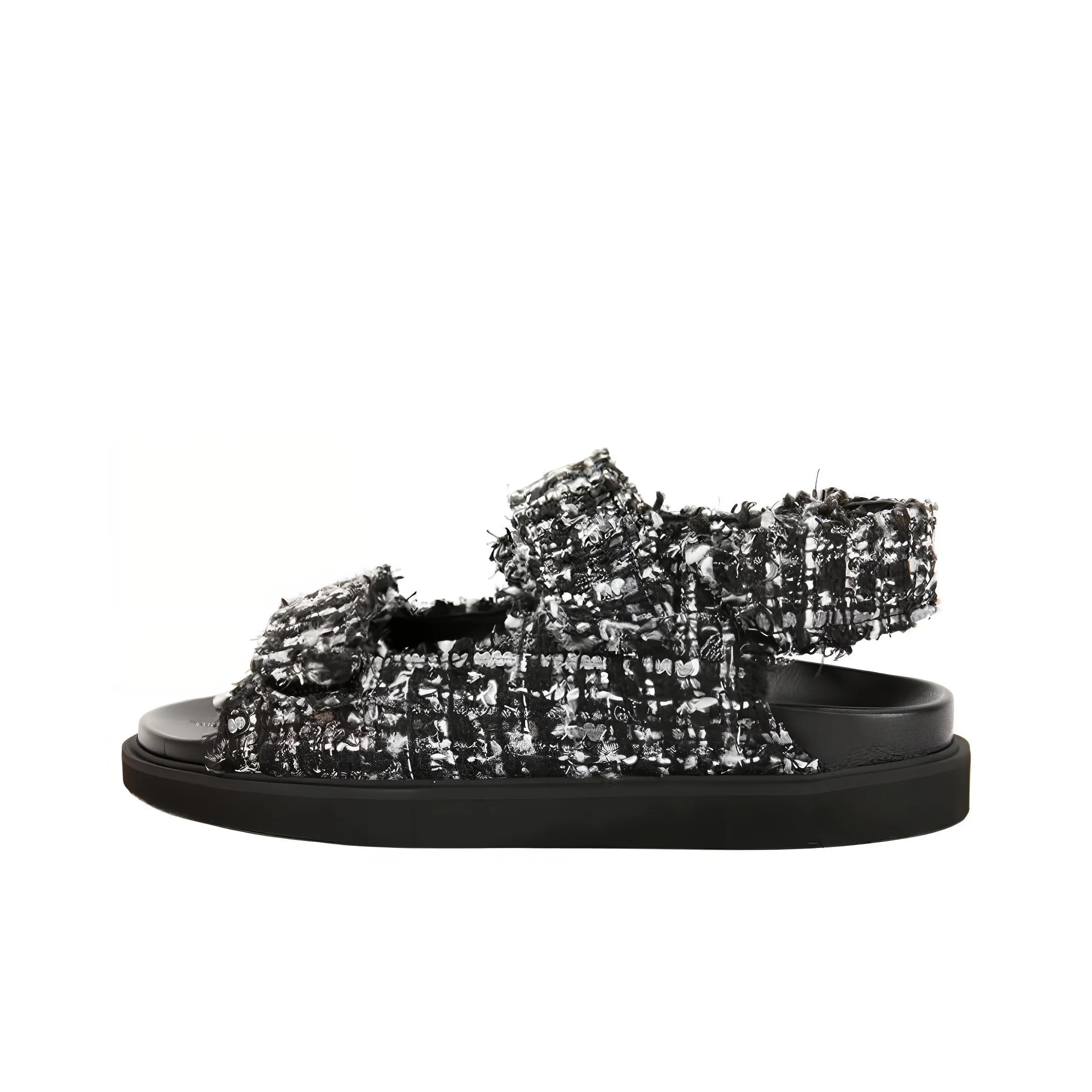 ALOHAS Strap Sandals Women's Black White