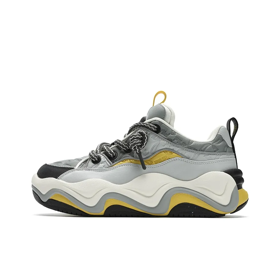 FILA BROOK LV Низкие кроссовки для скейтбординга Мужские Серый Желтый