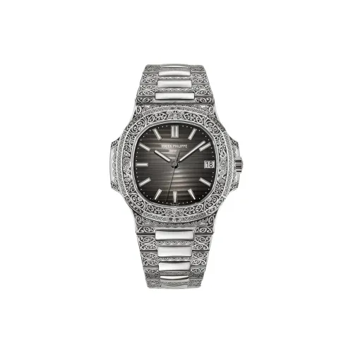 PATEK PHILIPPE Автоматический Механический Движение Мужские Часы 40 мм Серый