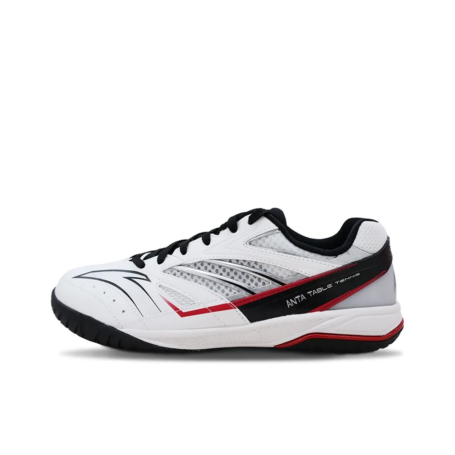 ANTA Противоскользящие Износостойкие Низкие Кроссовки для тренировок Мужские Папирус Белый Черный