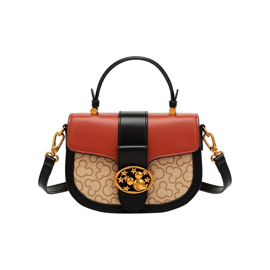Disney Mickey Series PU Handbag Regular Women's Brown
