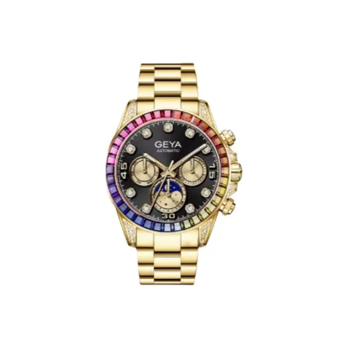 GEYA Механические Мужские Часы Movement 40 мм Черные