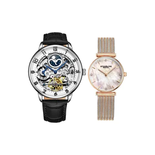 STUHRLING Автоматический Механический Movement Унисекс Часы 40 мм Белые