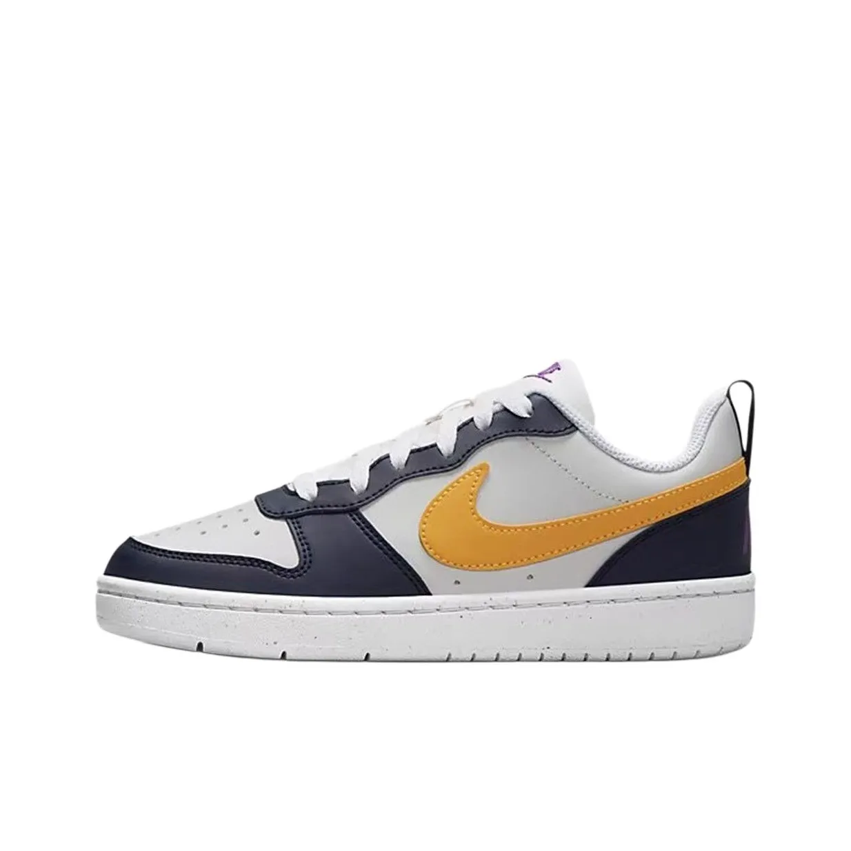 Nike Slip Resistant Anti KICK Низкий Топ Kids Lifestyle Shoes Желтый Белый