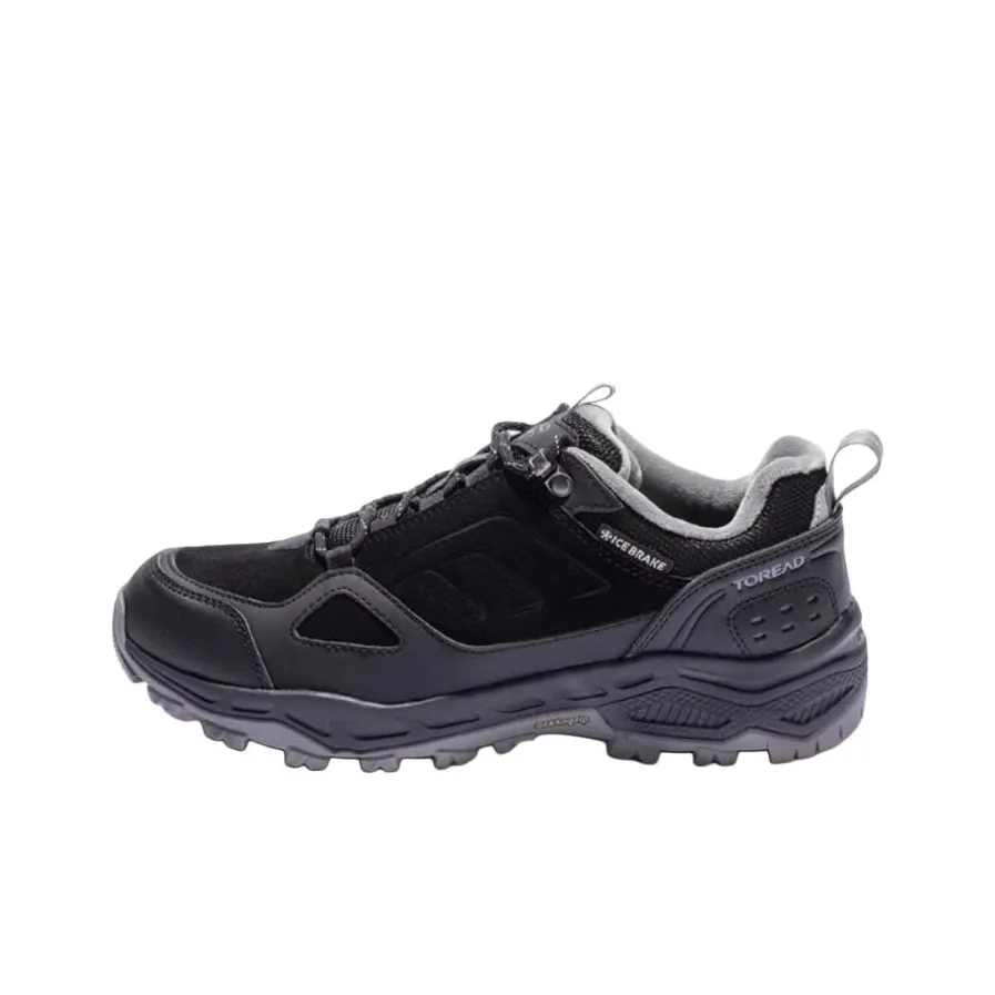 TOREAD Амортизаторы Резистентные к истиранию Низкий Топ Походная обувь Унисекс Черный Серый
