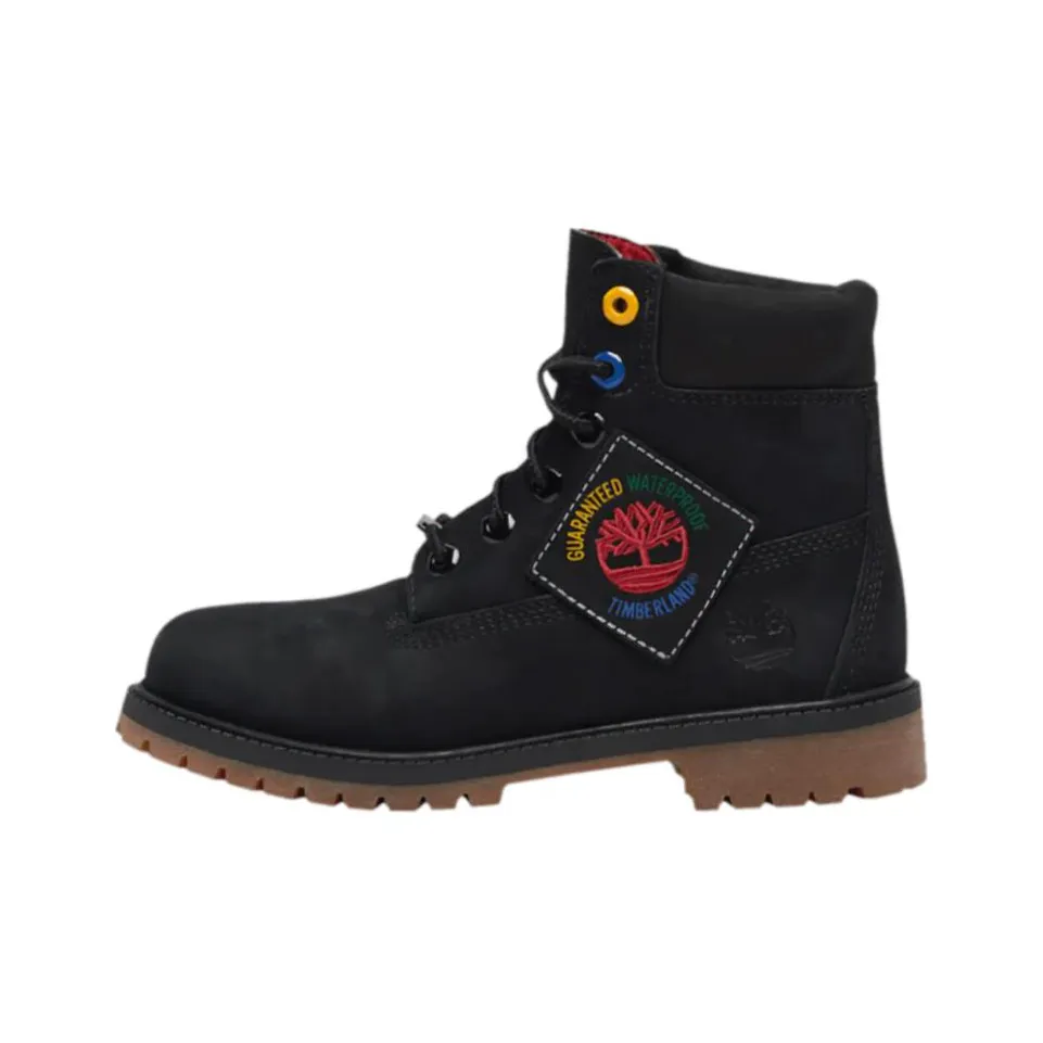 Timberland Противоскользящие Устойчивые к истиранию Детские ботинки Черные Подростки