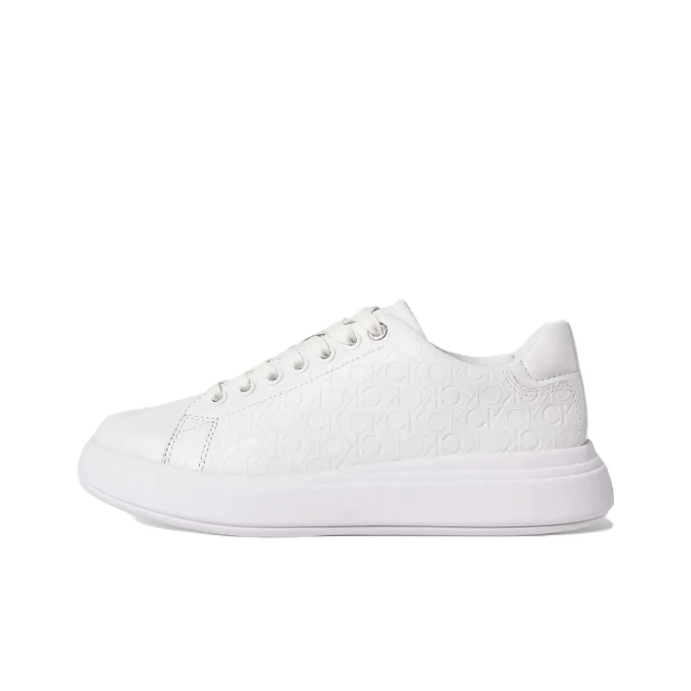 CALVIN KLEIN Low Top Skateboard Shoes Women's White