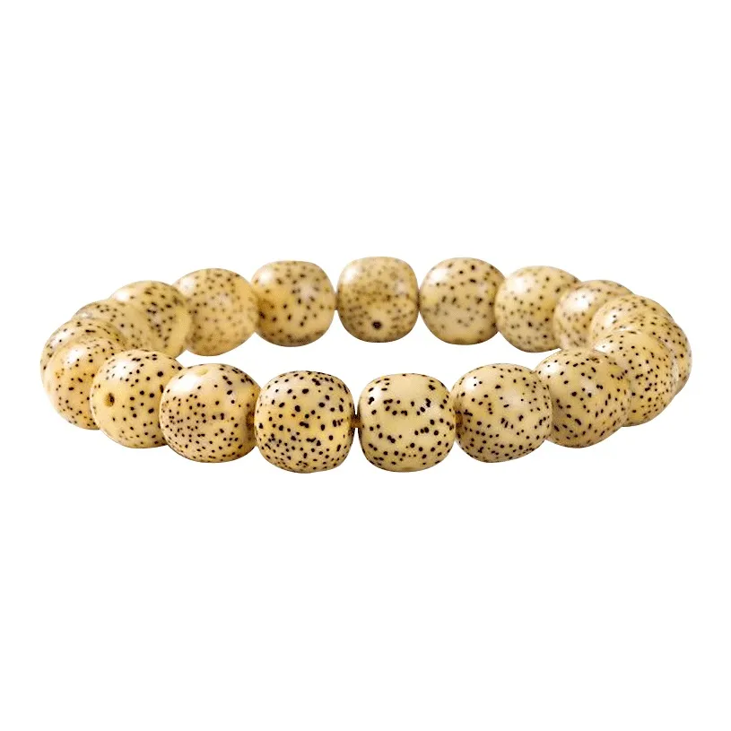 GUMUJIANG Star Moon Bodhi Seeds Beaded Bracelet Smooth Sailing Unisex