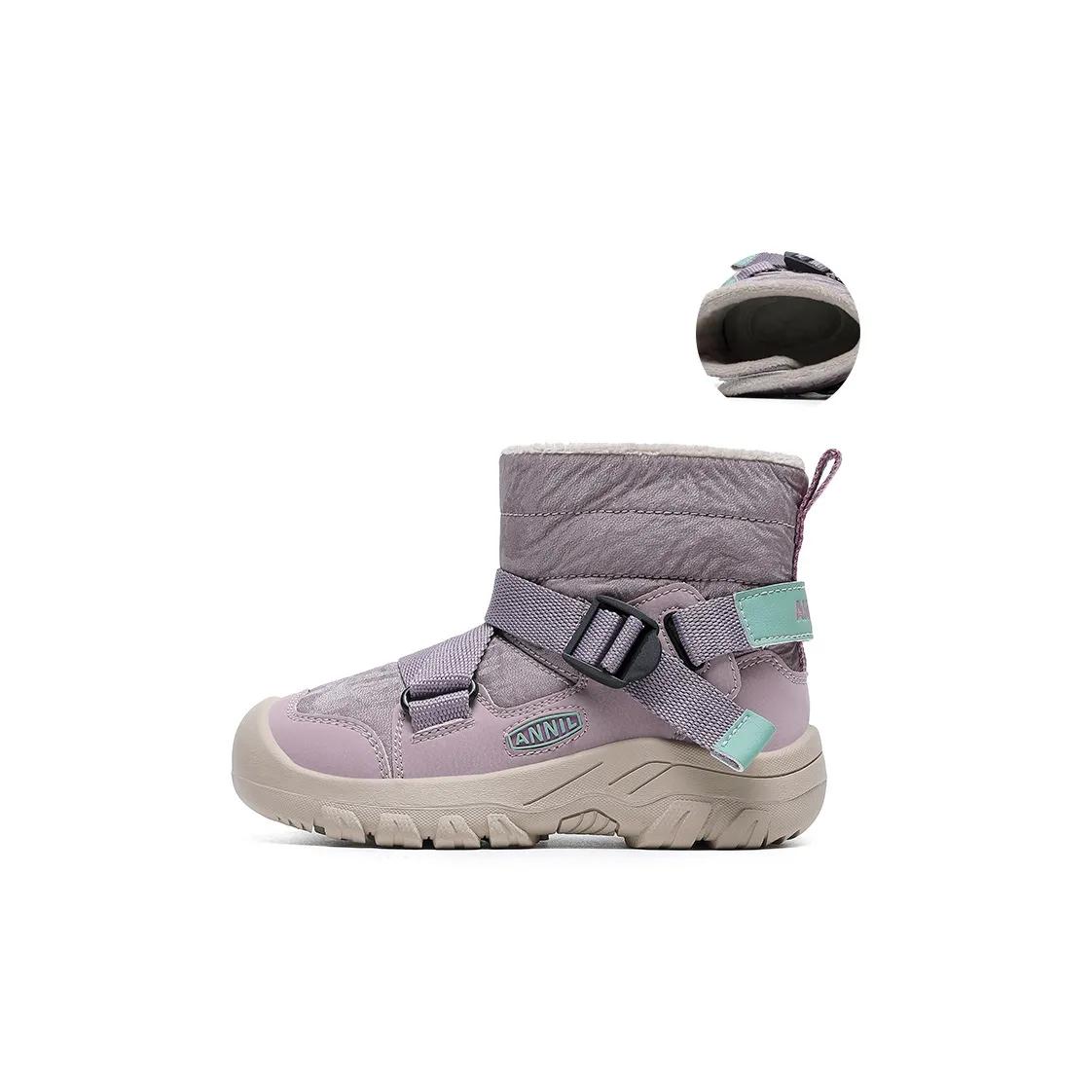 Annil Устойчивые к истиранию противоскользящие сноубутсы для детей