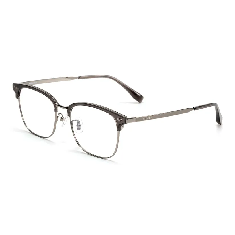 Police Квадратные Оправы для Очков Унисекс Серебряные