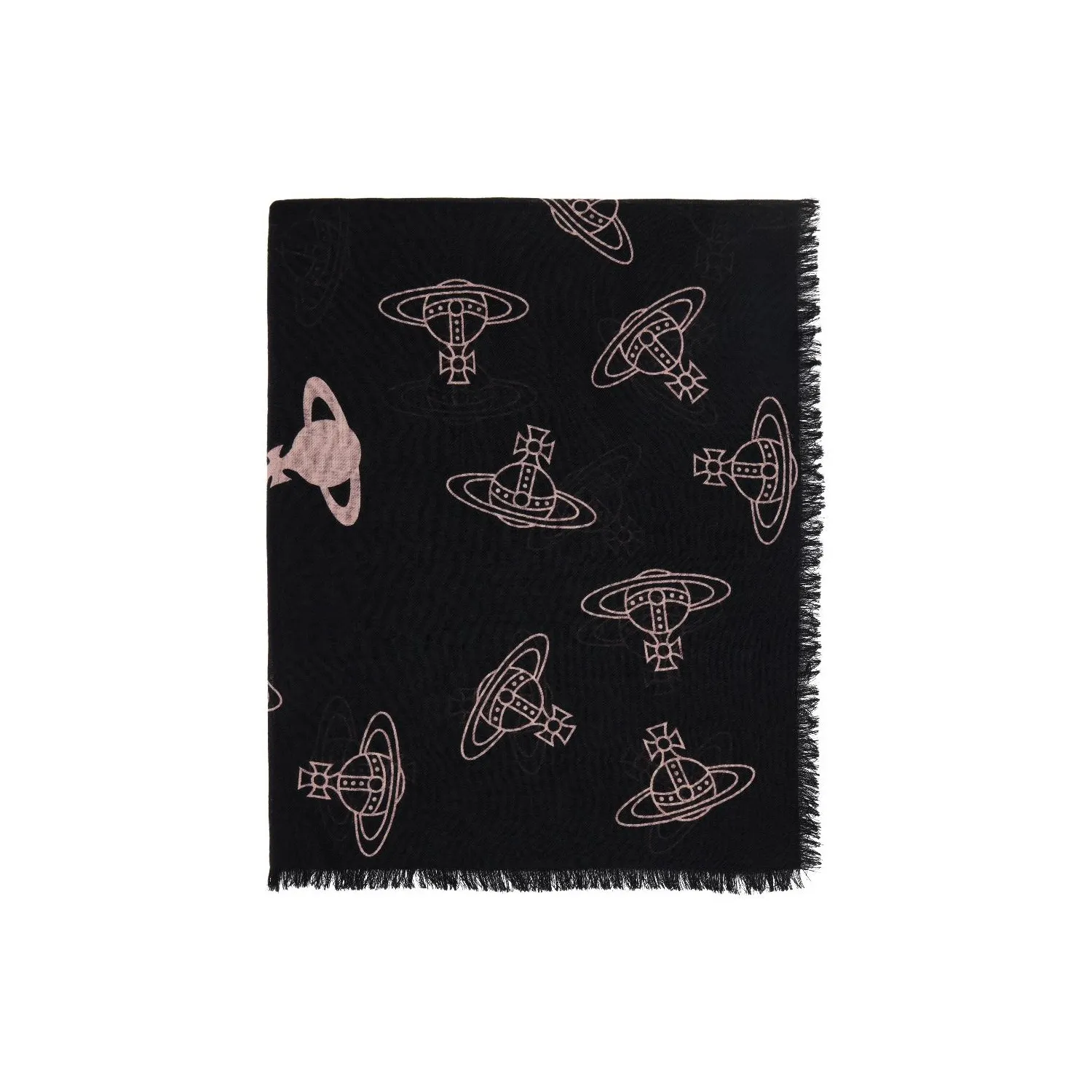 Vivienne Westwood Wool Knit Scarves Men's Black