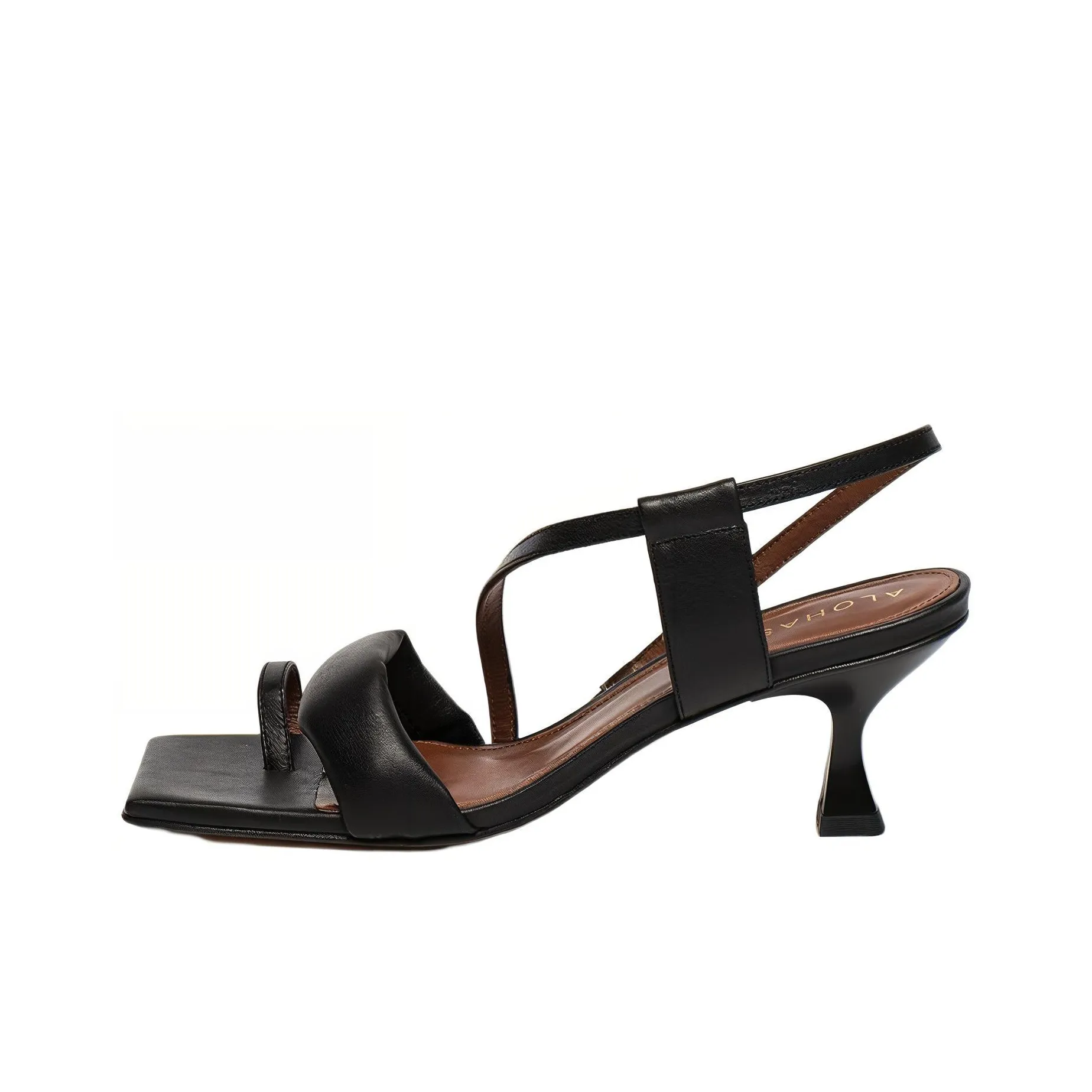 ALOHAS One Strap Sandals Women's Black