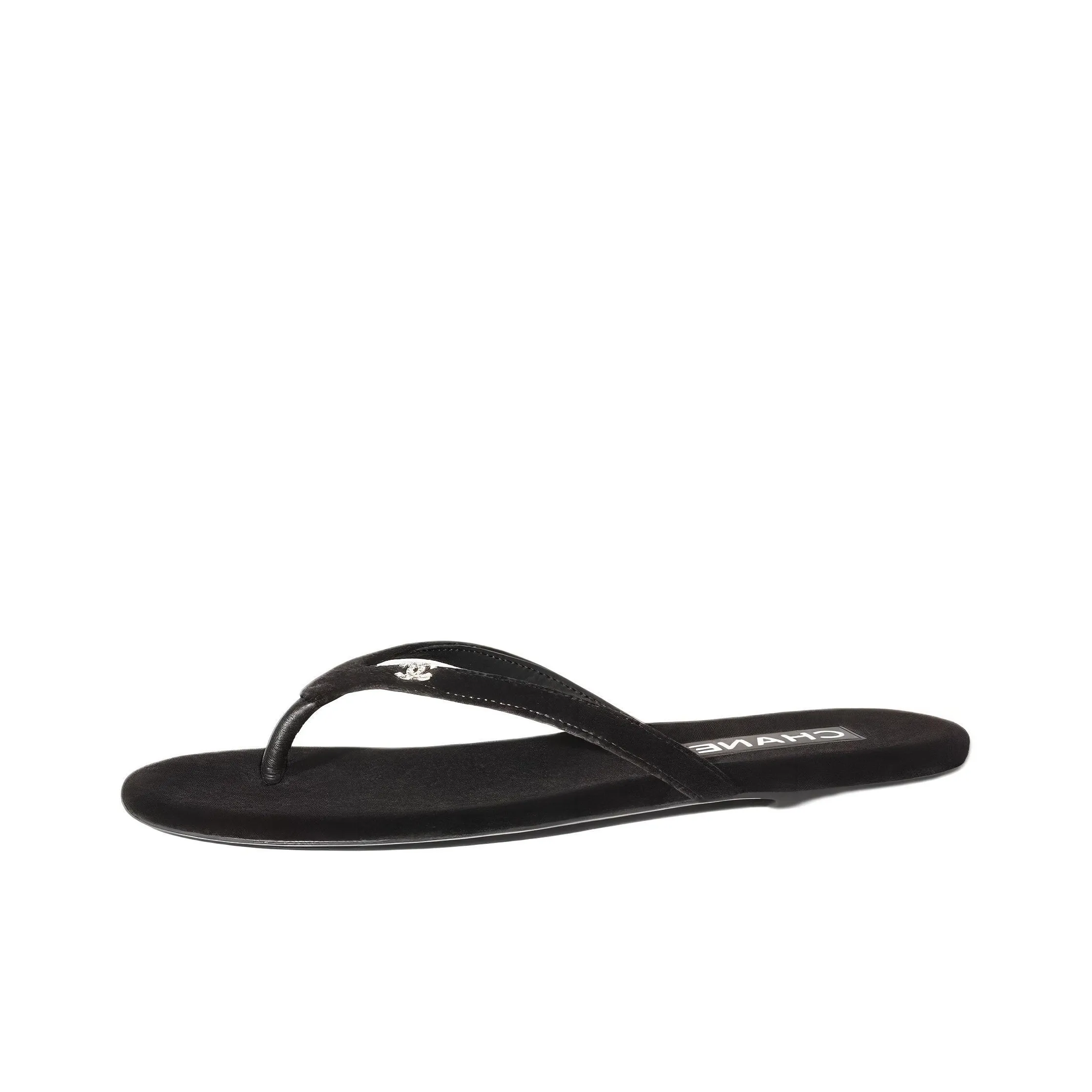 CHANEL Flip Flops Women's Black