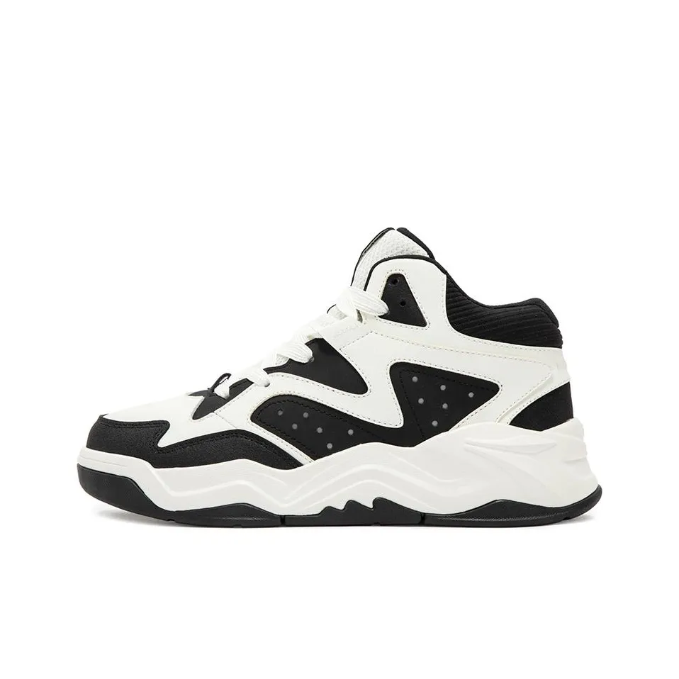 361° Термический Slip-resistant и устойчивый к истиранию Высокий топ Скейтборд Кроссовки Женские Белый Черный