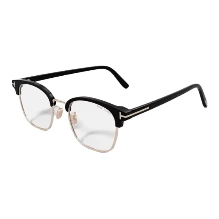TF Пластиковая оправа с металлической оправой для бровей оправа для очков унисекс черный