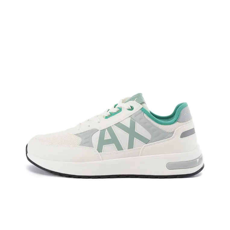 ARMANI EXCHANGEAE Low Top Casual Shoes 4cm Men's Ivory Platform