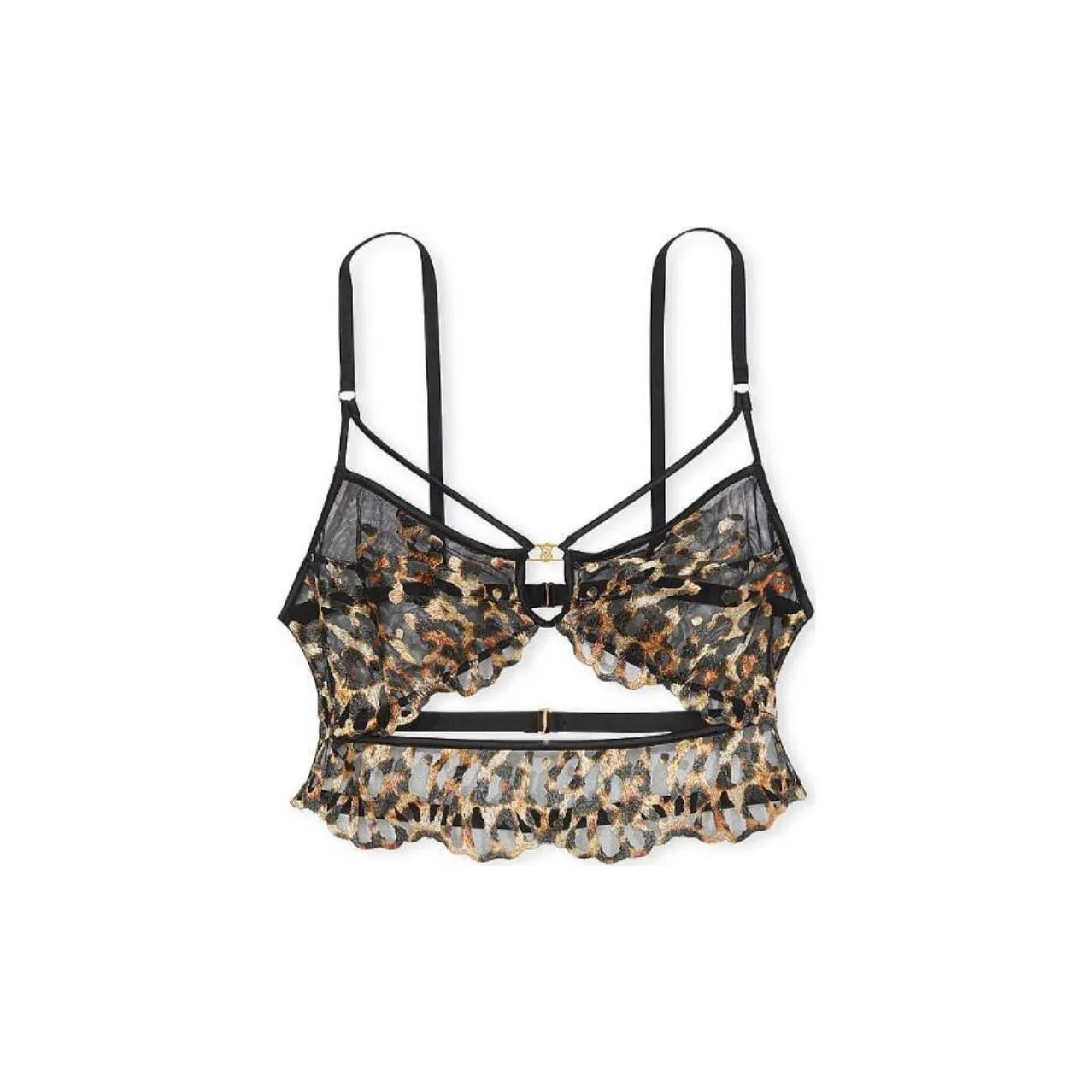 Victoria's Secret Бюстгальтер Женский с леопардовым принтом