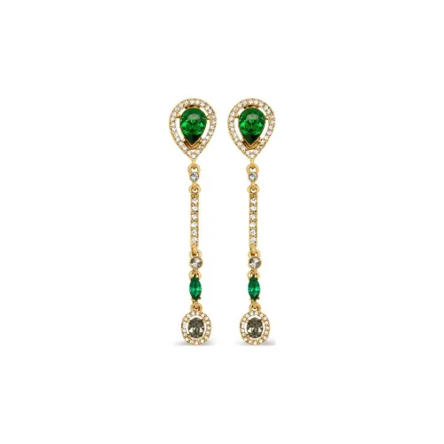 Oscar De La Renta Латунные серьги Clip ON женские