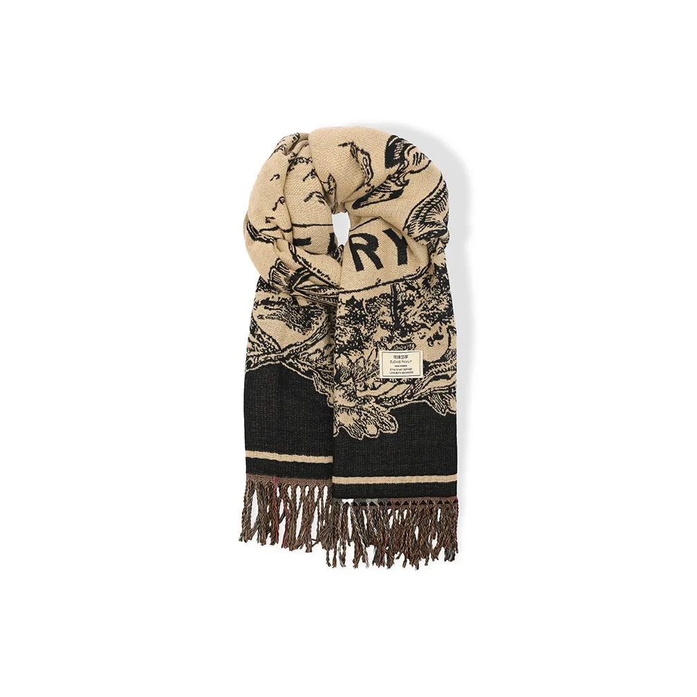 ZUOWEISHIJIA Искусственный кашемир Улучшенная сенсорная шаль Унисекс