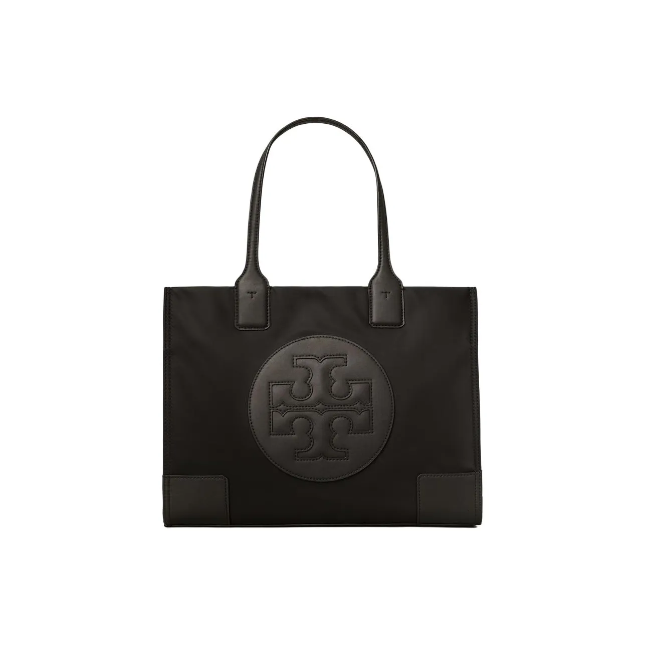 TORY BURCH Ella PU Tote Bag Shopping Bag Handbag Mini Women's Black