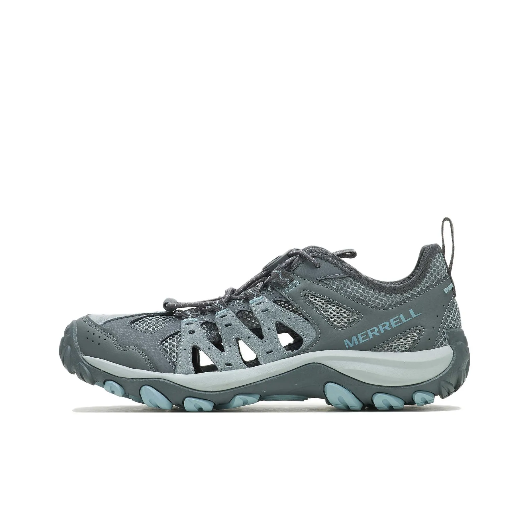 MERRELL Slip Resistant River Trekking Shoes Women's Blue Gray
