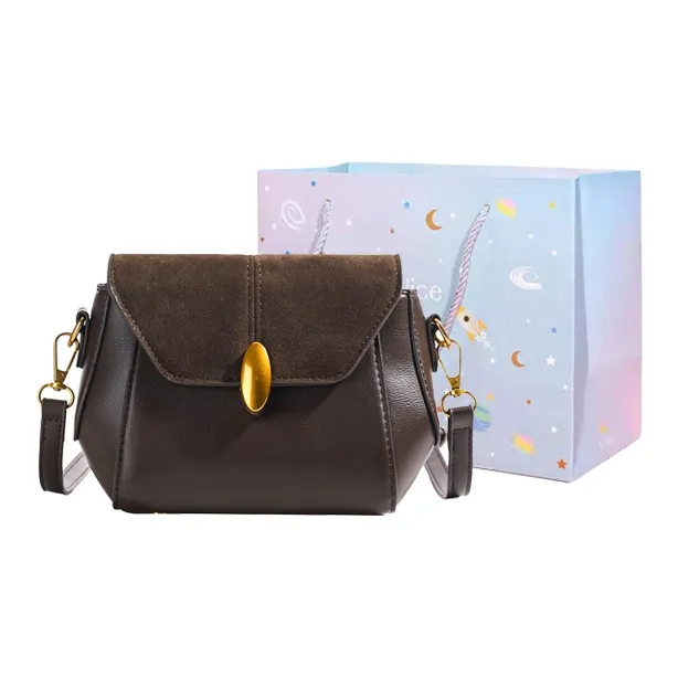 GOX PU Shoulder Bags Regular Women's Coffee/Black/Brown