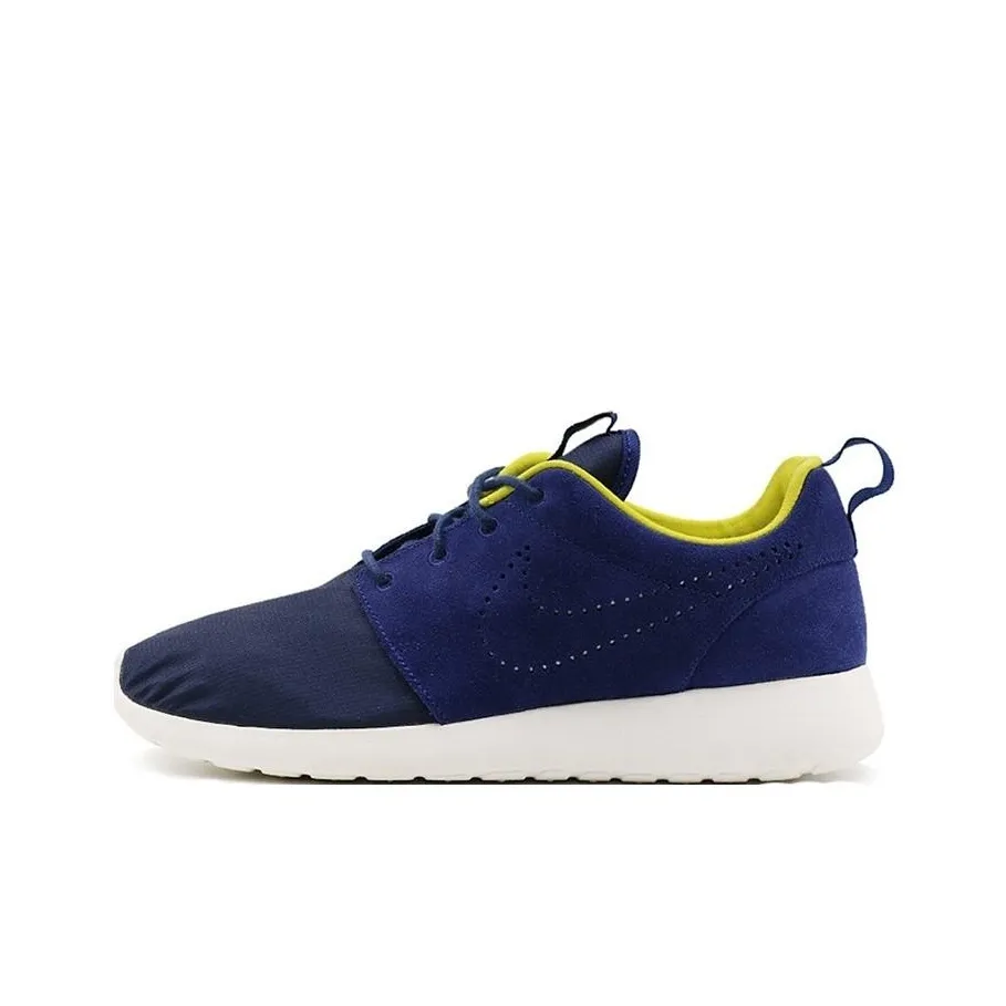 Nike Roshe Run Slip-resistant Abrasion-resistant Low-top Беговые кроссовки Мужские Blue