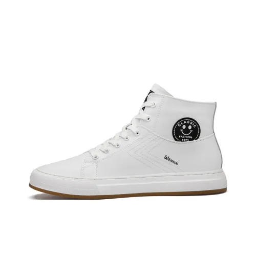 Wen Nai Кроссовки для скейтбординга High Top Белые Мужские