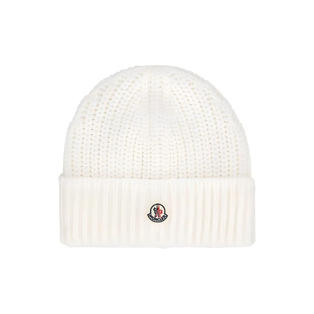 Moncler Шерстяные Шапки Женские Белые