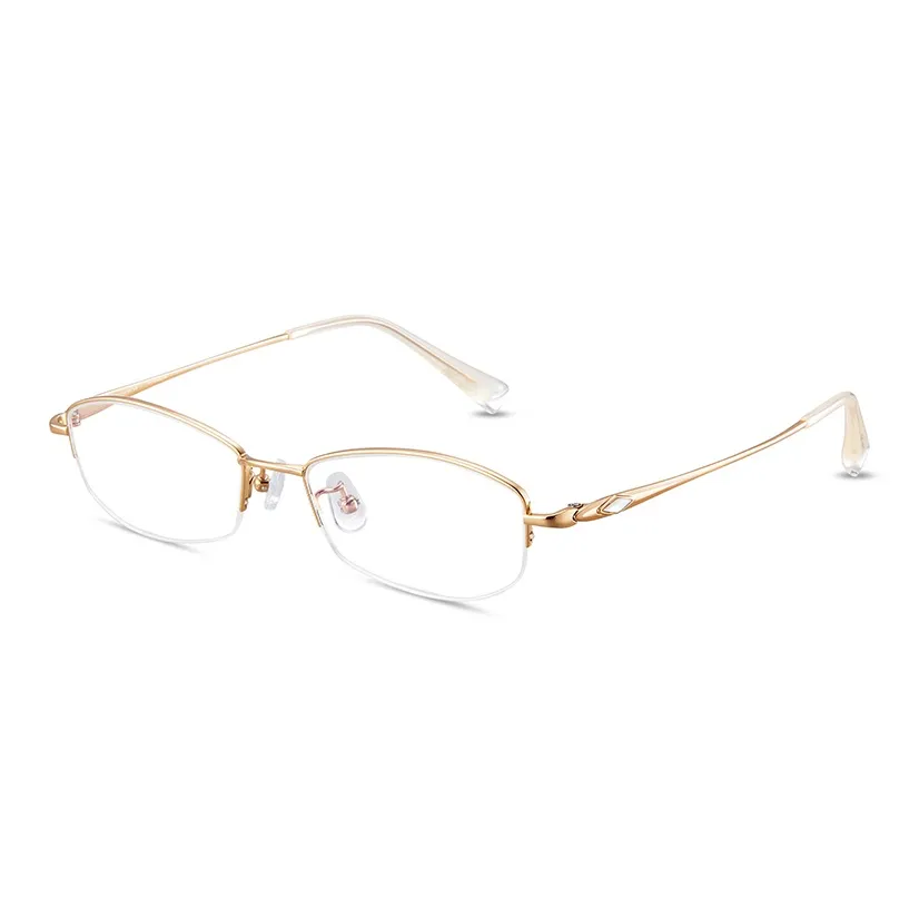 AIRO MIRO Титан Овал Оправы для очков Унисекс Фиолетовый