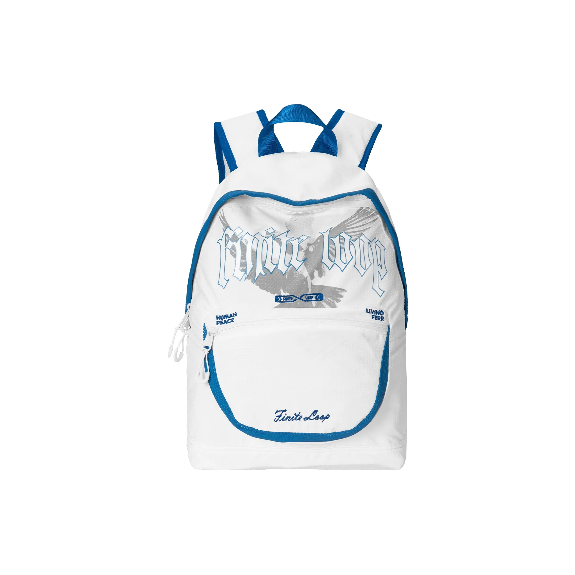 FINITE LOOP Бутылка Экологичный Ткань Рюкзак Стандартный Унисекс Белый