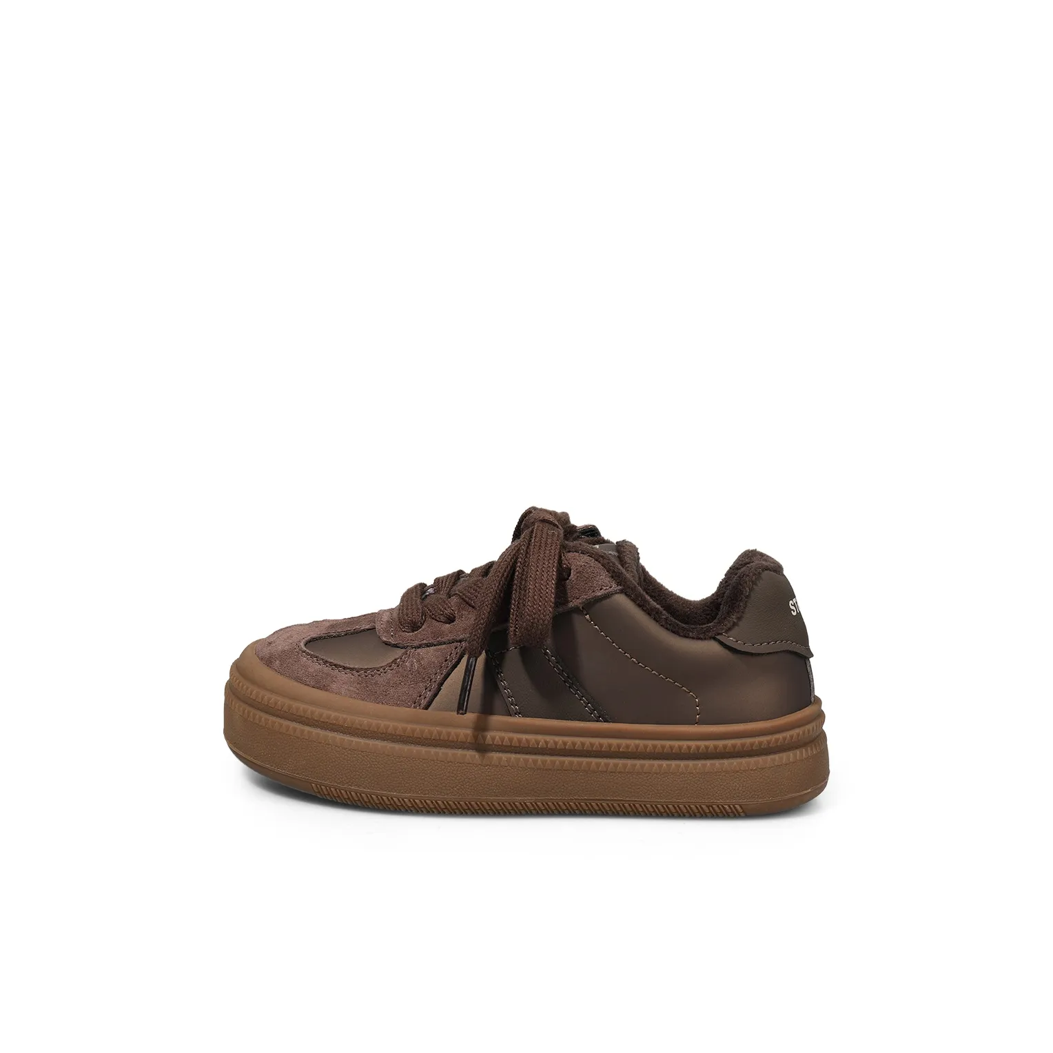 ST&SAT Slip Resistant Anti Kick Wear Resistant Warm Low Top Kids' Skateboarding alte Shoes Kids'