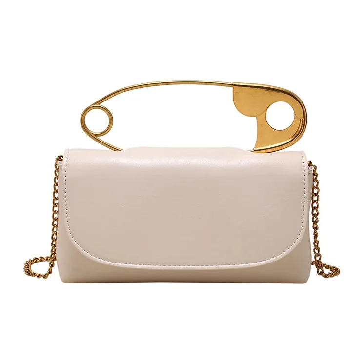 DALO ПУ (полиуретан) Сумка через плечо Женская Белая Черная Розовая Красная Серебряная