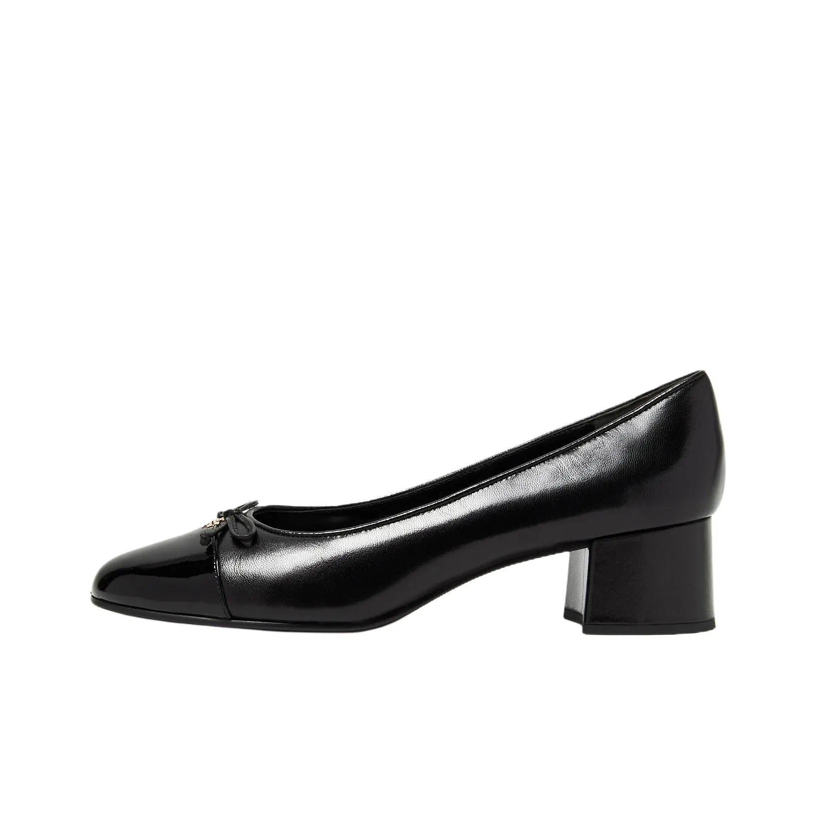 TORY BURCH 45mm Cap toe Leather Pumps