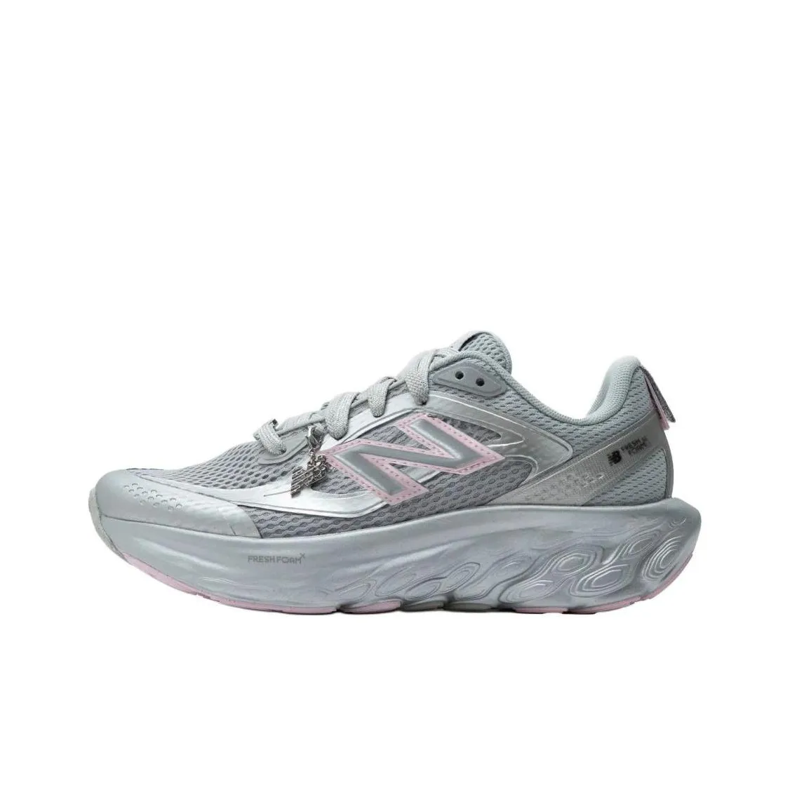 New Balance Fresh Foam Trainer Ganni Silver Metallic