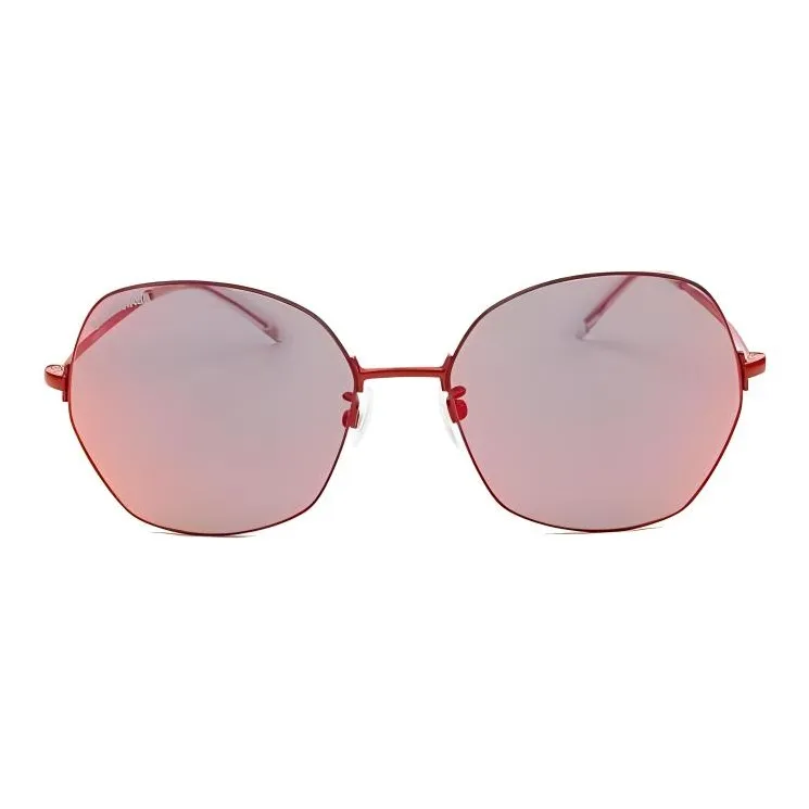 Balenciaga Round Frame Metal Sunglasses