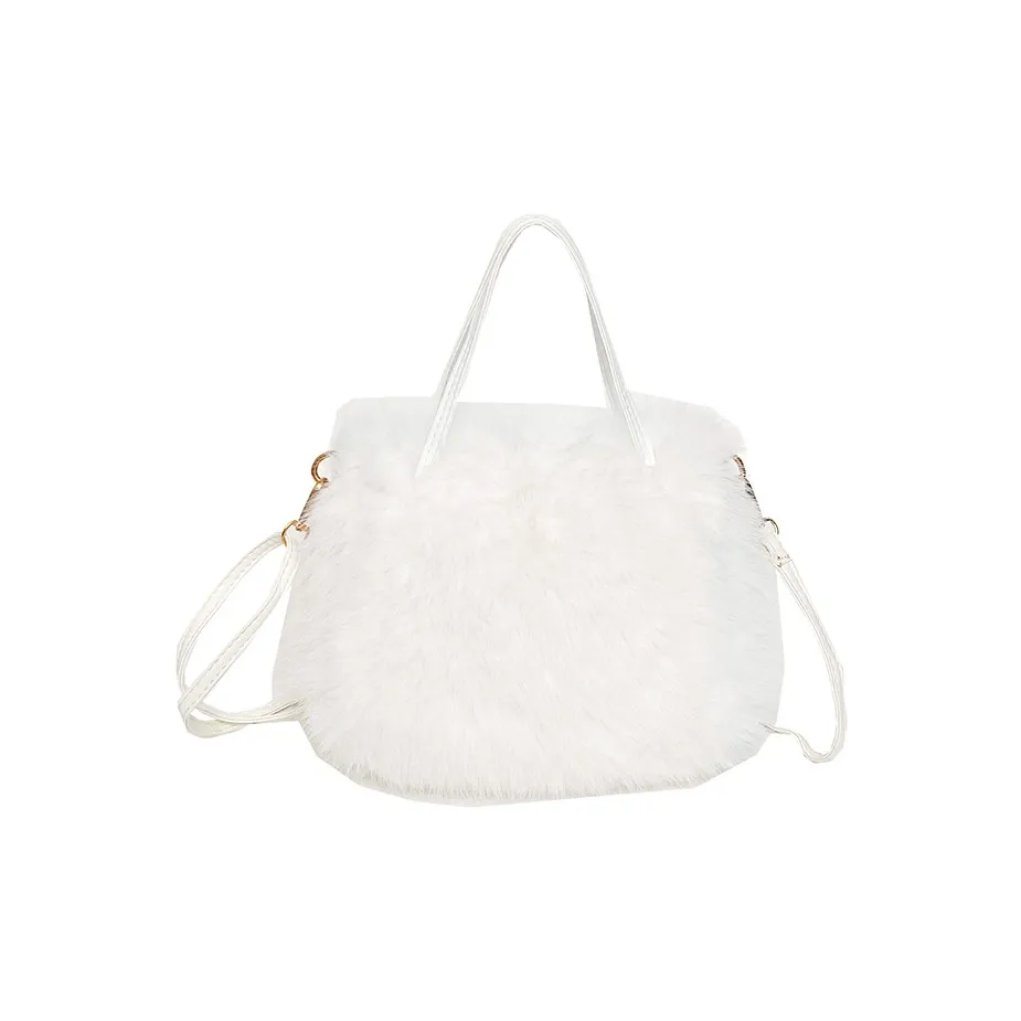 ALOENEY Искусственный мех сумка через плечо сумка обычная женская многоцветная