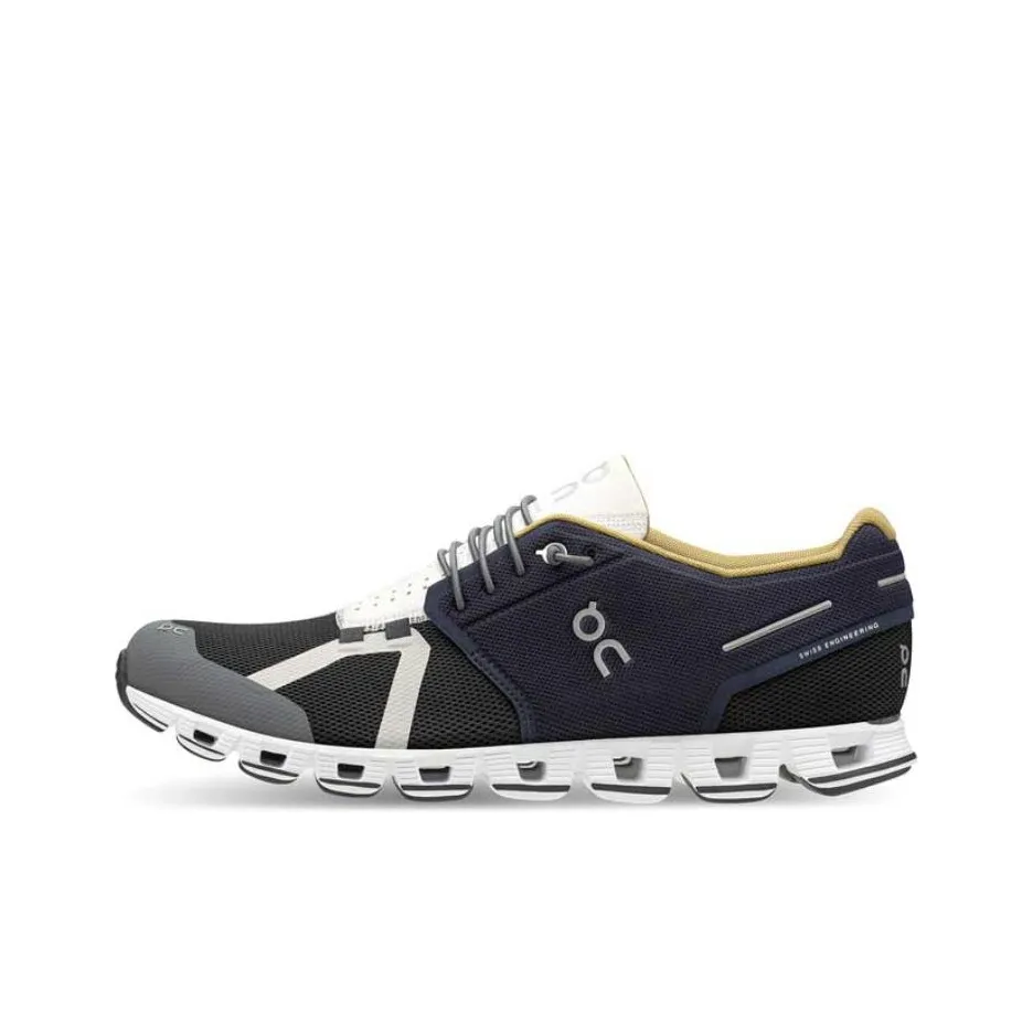 On Running Anti Slip Wear Resistant Low Top Casual Running Shoes Eccles Men's Black Blue