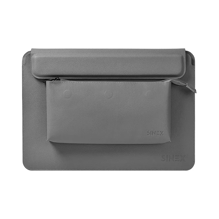 SINEX ПУ (полиуретан) Сумка для ноутбука Унисекс Космический серый Коричневый Rice Зеленый Льняной бежевый Розово-вишневый