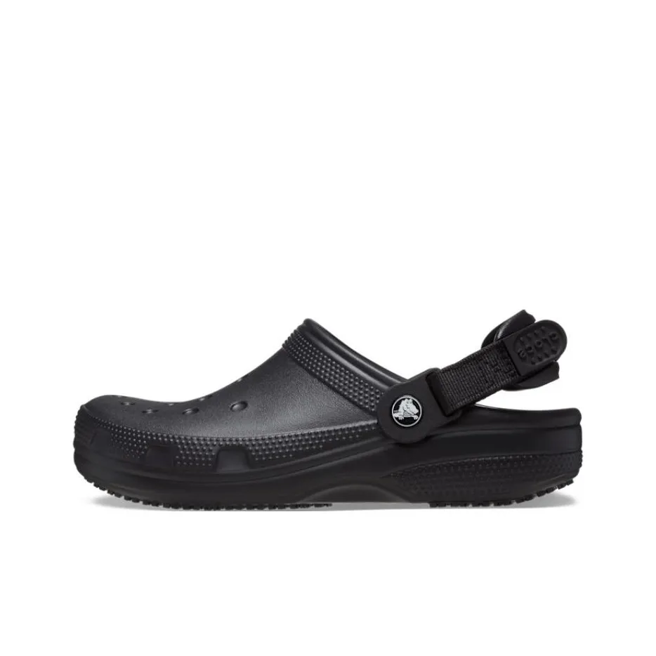 Crocs Classic Slip Resistant Work Clog Clogs Unisex Black