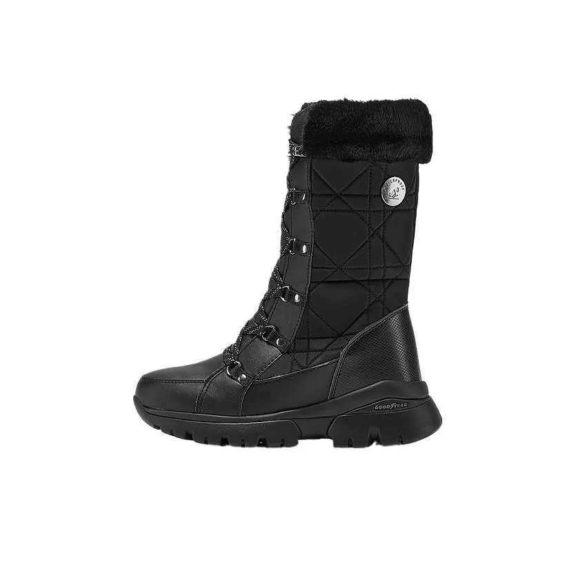 Skechers Modern Comfort Женские высокие сапоги на молнии полностью черные