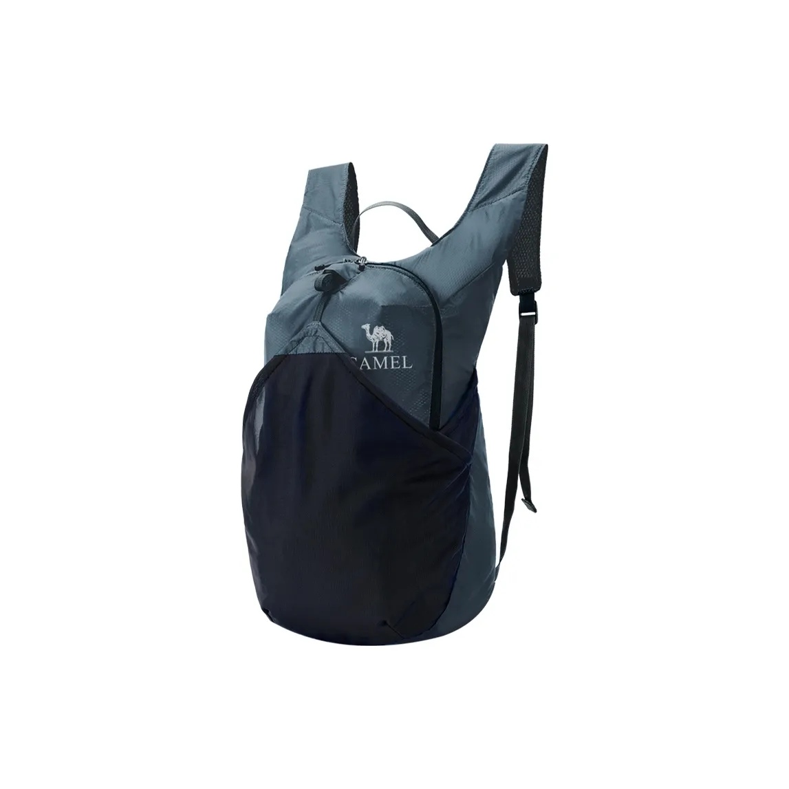 CAMEL Nylon Hiking Bag Backpack Regular Unisex Azure Blue Yellow Black Gray Jasper
