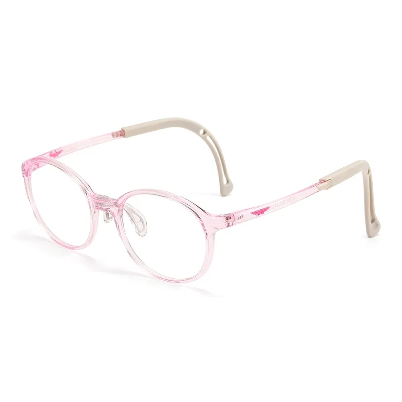 Police Круглые Оправы для Очков Детские Розовые