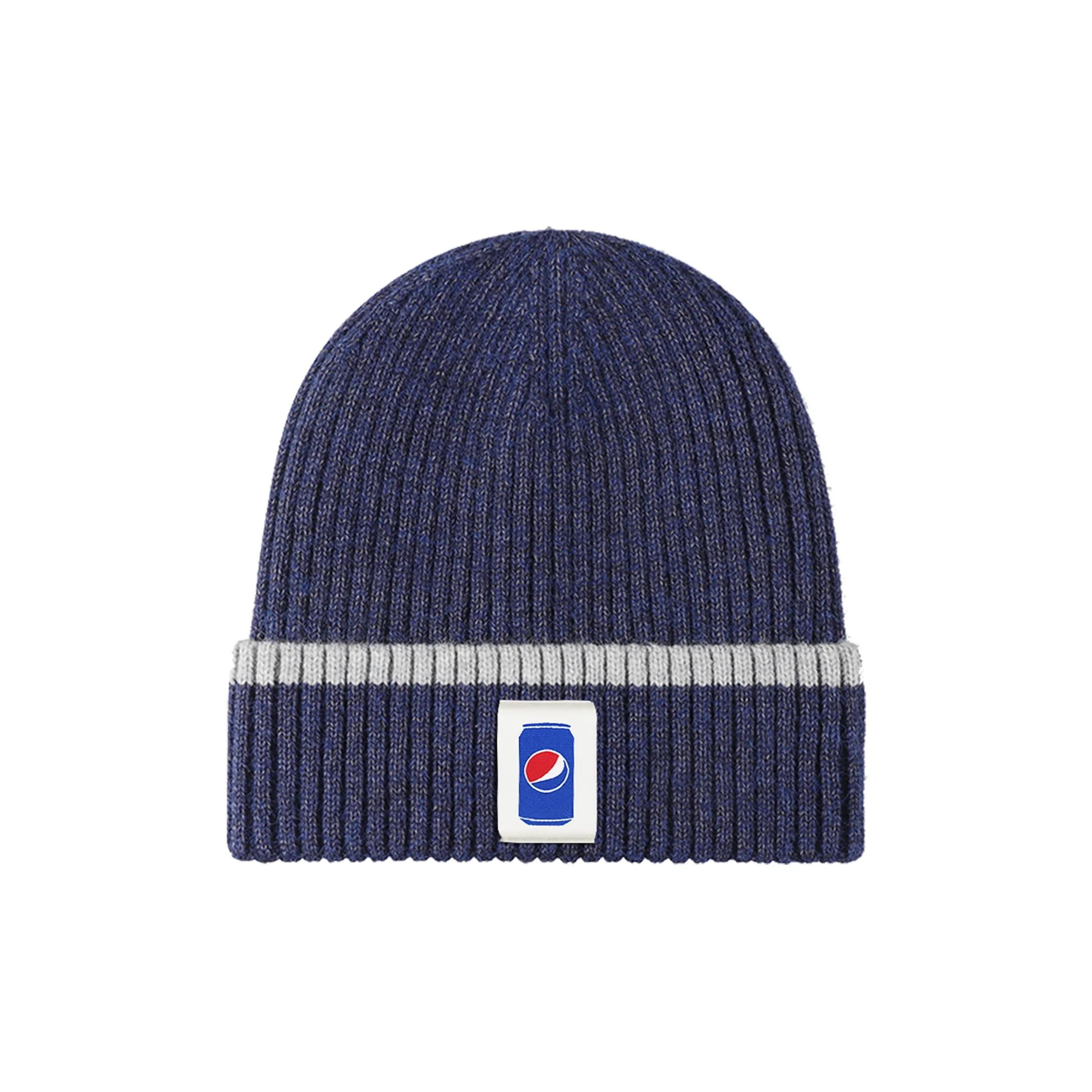 Пепси Полиэстер Плюшевый Шапка-бини Унисекс Темно-синий Светло-серый Темно-серый