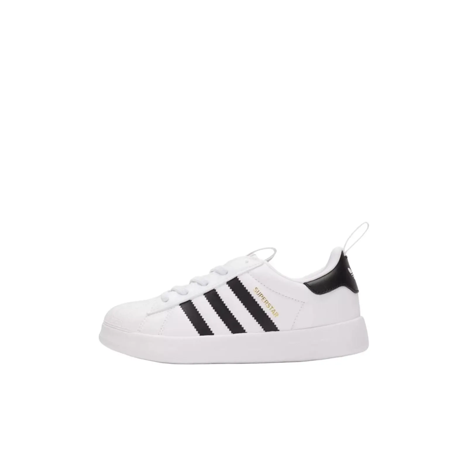 Adidas Originals AdiFOM Superstar Low Top Kids' Skateboarding Shoes White/Black/Gold Kids'