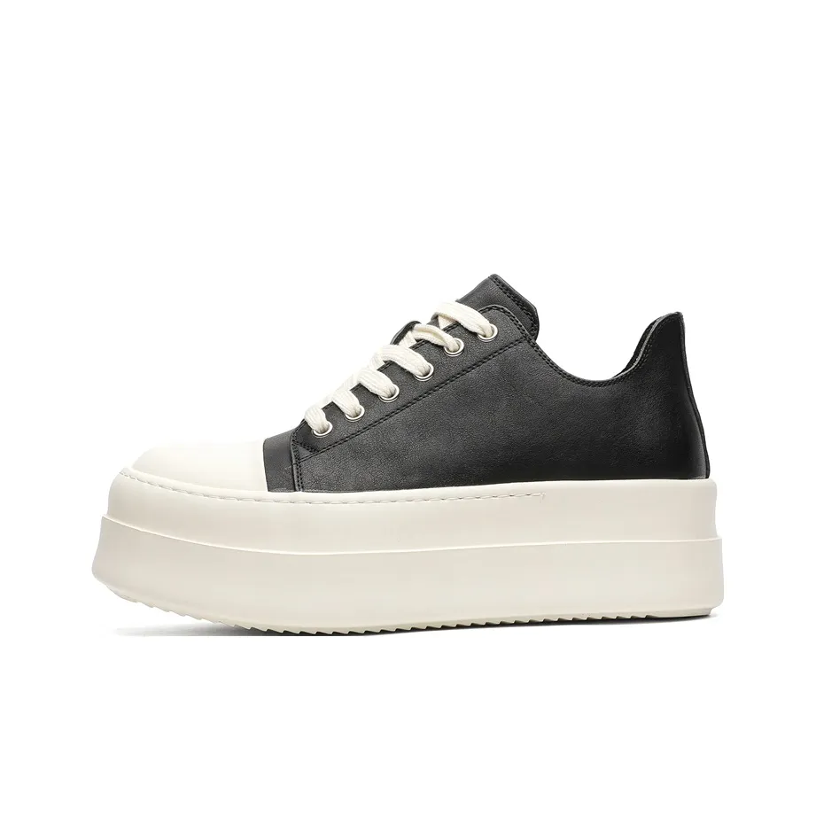 Dounkol Get Cool Slip Resistant Low Top Casual Shoes Men's Black White