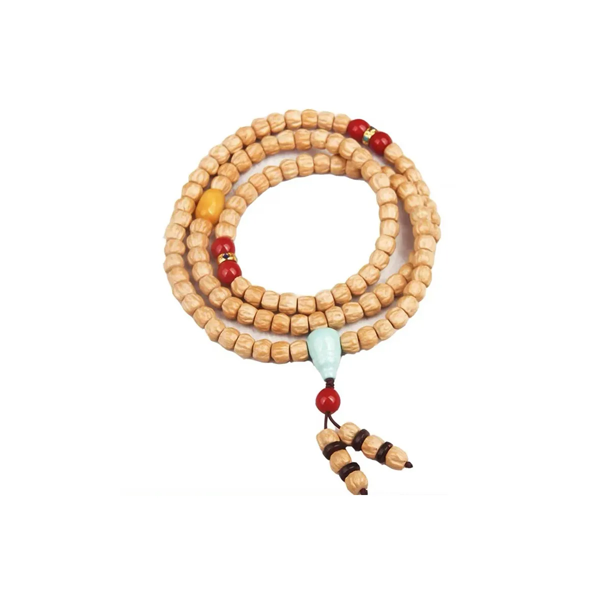CUISHI Cacumen Platycladi Seeds Textile Beaded Bracelet Unisex