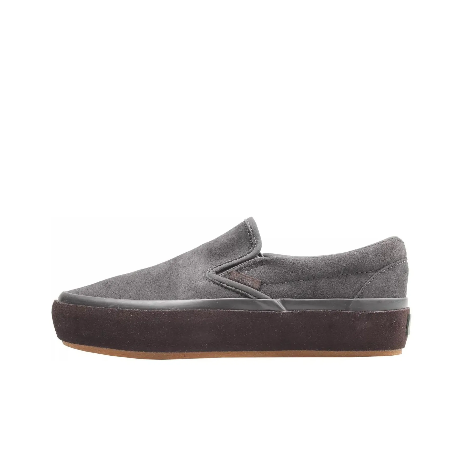 Vans Classic Slip On Platform 'Suede Outsole Asphalt'